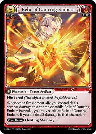 Relic of Dancing Embers — Mortal Ambition