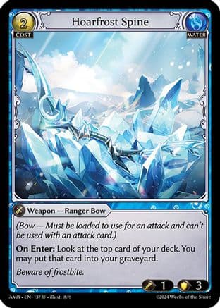 Hoarfrost Spine — Mortal Ambition