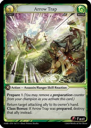 Arrow Trap — Mortal Ambition Grand Archive TCG card by Primea Studio