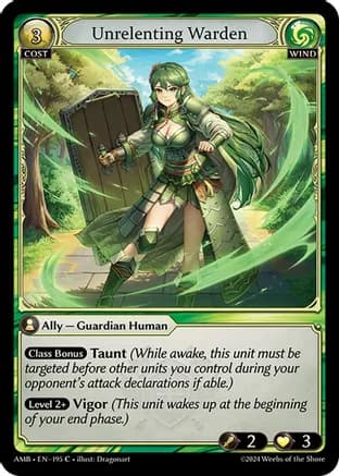 Unrelenting Warden — Mortal Ambition