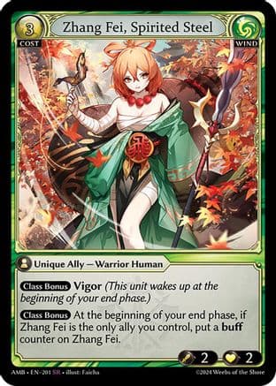 Zhang Fei, Spirited Steel — Mortal Ambition