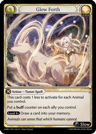 Glow Forth — Mortal Ambition Grand Archive TCG card by Gyool