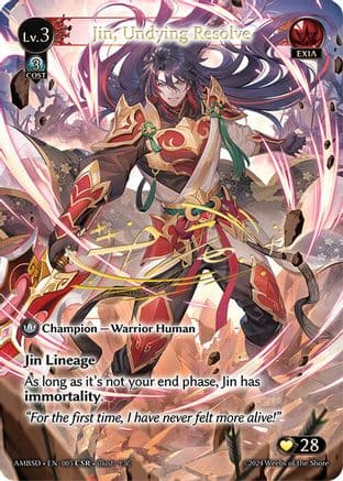 Jin, Undying Resolve (CSR) — Mortal Ambition Starter Decks