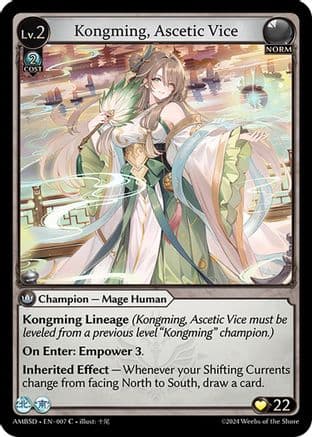 Kongming, Ascetic Vice — Mortal Ambition Starter Decks