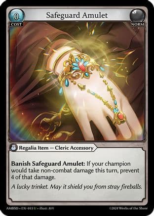 Safeguard Amulet — Mortal Ambition Starter Decks
