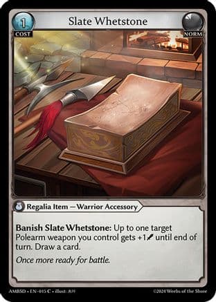 Slate Whetstone — Mortal Ambition Starter Decks