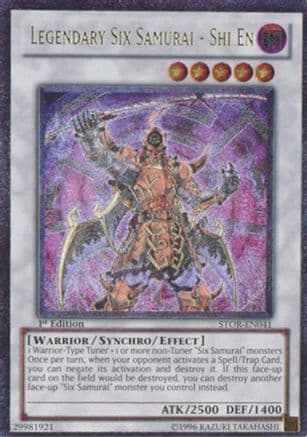 Legendary Six Samurai - Shi En (UTR) — Yu-Gi-Oh! card