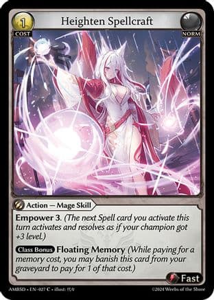 Heighten Spellcraft — Mortal Ambition Starter Decks