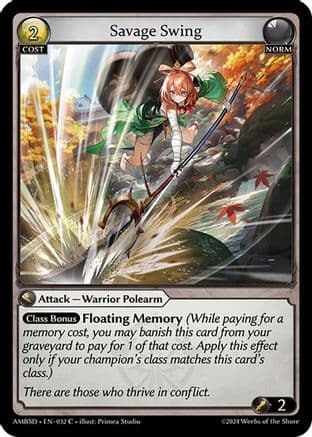 Savage Swing — Mortal Ambition Starter Decks