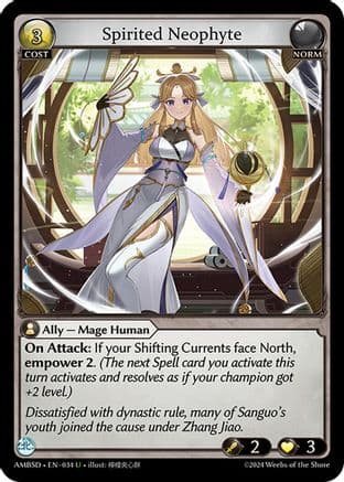 Spirited Neophyte — Mortal Ambition Starter Decks