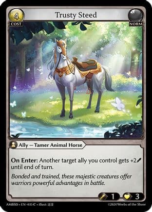 Trusty Steed — Mortal Ambition Starter Decks