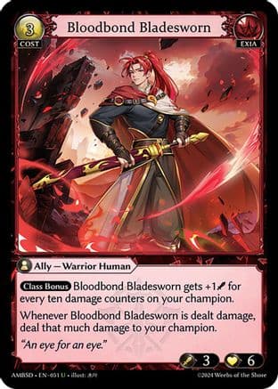 Bloodbond Bladesworn — Mortal Ambition Starter Decks