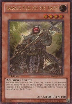 Karakuri Muso mdl 818 "Haipa" (UTR) — Storm of Ragnarok Yu-Gi-Oh! card by KAZUKI TAKAHASHI