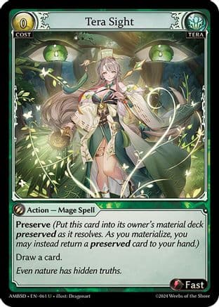 Tera Sight — Mortal Ambition Starter Decks
