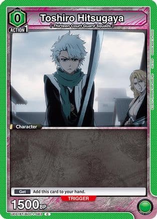 Toshiro Hitsugaya (083) (Box Topper Foil) — UE01BT: BLEACH: Thousand-Year Blood War