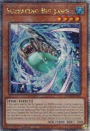 Surfacing Big Jaws (Quarter Century Secret Rare) — Rage of the Abyss