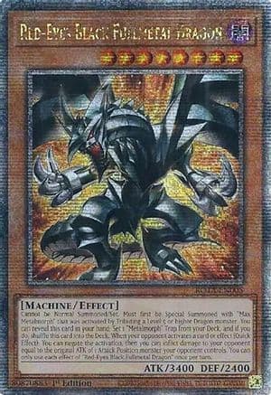 Red-Eyes Black Fullmetal Dragon (Quarter Century Secret Rare) — Rage of the Abyss