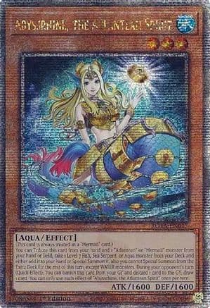 Abyssrhine, the Atlantean Spirit (Quarter Century Secret Rare) — Rage of the Abyss