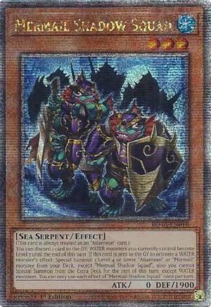 Mermail Shadow Squad (Quarter Century Secret Rare) — Rage of the Abyss