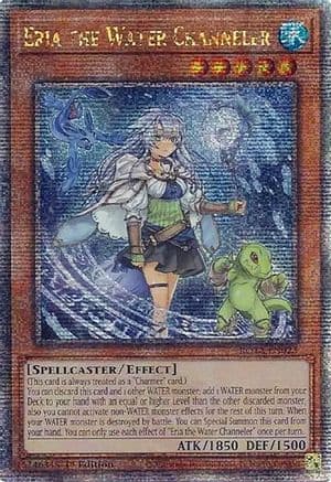 Eria the Water Channeler (Quarter Century Secret Rare) — Rage of the Abyss