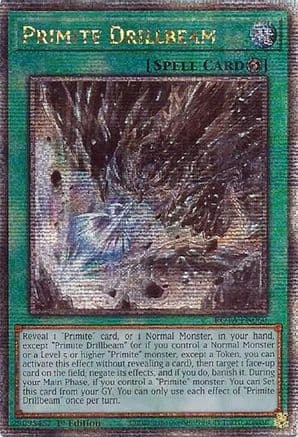 Primite Drillbeam (Quarter Century Secret Rare) — Rage of the Abyss