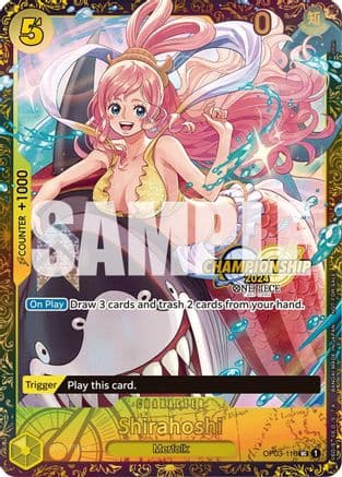 Shirahoshi (October Championship 2024 Online Regional) — One Piece Promotion Cards