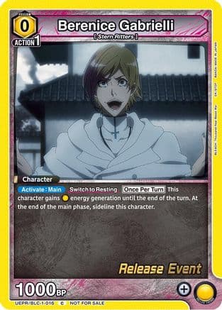 Berenice Gabrielli — UE01BT: BLEACH: Thousand-Year Blood War Release Event Cards