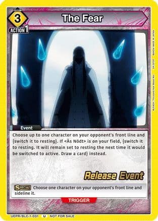 The Fear — UE01BT: BLEACH: Thousand-Year Blood War Release Event Cards