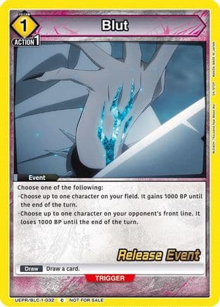 Blut — UE01BT: BLEACH: Thousand-Year Blood War Release Event Cards