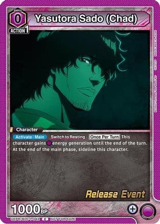 Yasutora Sado (Chad) — UE01BT: BLEACH: Thousand-Year Blood War Release Event Cards