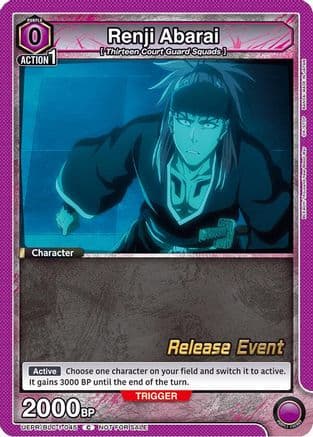 Renji Abarai (045) — UE01BT: BLEACH: Thousand-Year Blood War Release Event Cards