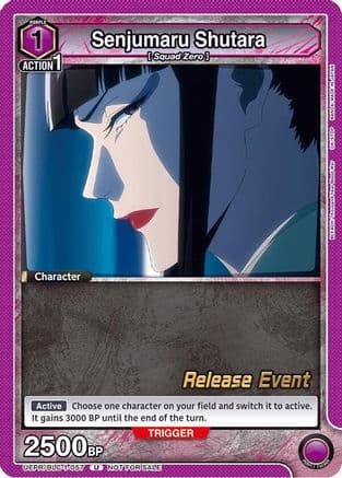 Senjumaru Shutara — UE01BT: BLEACH: Thousand-Year Blood War Release Event Cards
