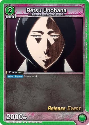Retsu Unohana (072) — UE01BT: BLEACH: Thousand-Year Blood War Release Event Cards