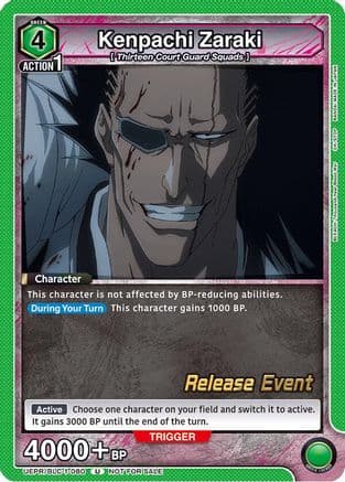 Kenpachi Zaraki (080) — UE01BT: BLEACH: Thousand-Year Blood War Release Event Cards