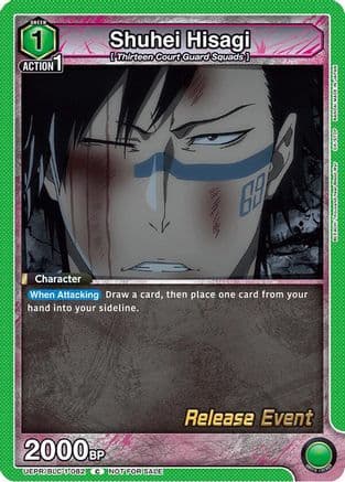 Shuhei Hisagi — UE01BT: BLEACH: Thousand-Year Blood War Release Event Cards