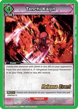 Tenchi Kaijin — UE01BT: BLEACH: Thousand-Year Blood War Release Event Cards
