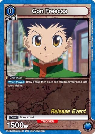 Gon Freecss (005) — UE02BT: HUNTER X HUNTER Release Event Cards