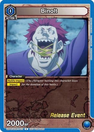 Binolt — UE02BT: HUNTER X HUNTER Release Event Cards