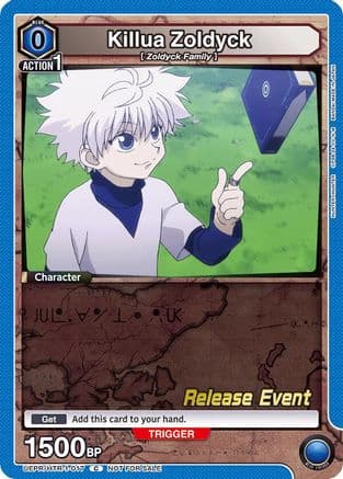 Killua Zoldyck (017) — UE02BT: HUNTER X HUNTER Release Event Cards
