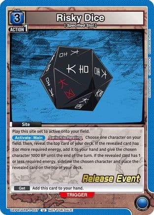 Risky Dice (027) — UE02BT: HUNTER X HUNTER Release Event Cards