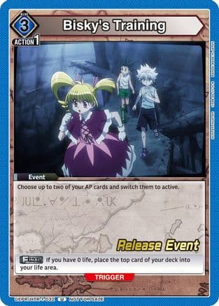 Bisky's Training — UE02BT: HUNTER X HUNTER Release Event Cards
