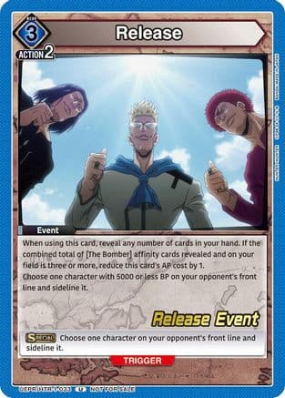 Release — UE02BT: HUNTER X HUNTER Release Event Cards