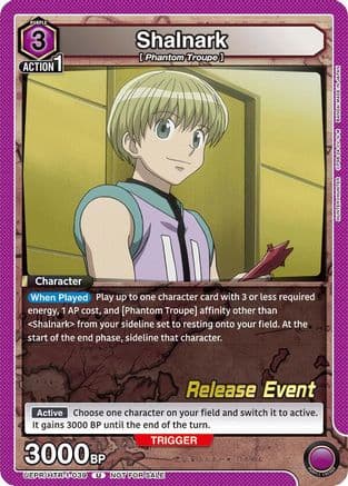 Shalnark — UE02BT: HUNTER X HUNTER Release Event Cards