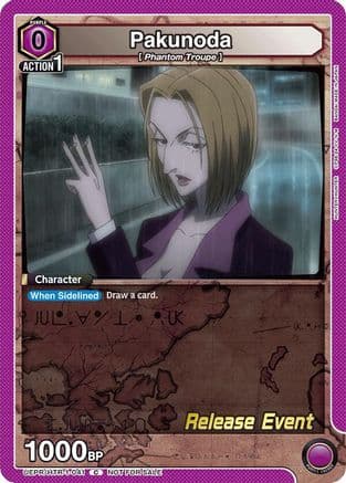 Pakunoda — UE02BT: HUNTER X HUNTER Release Event Cards