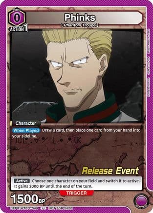 Phinks — UE02BT: HUNTER X HUNTER Release Event Cards