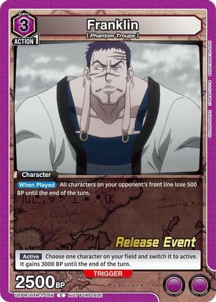 Franklin — UE02BT: HUNTER X HUNTER Release Event Cards