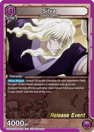 Silva (055) — UE02BT: HUNTER X HUNTER Release Event Cards