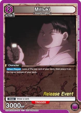 Milluki — UE02BT: HUNTER X HUNTER Release Event Cards