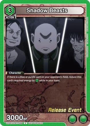 Shadow Beasts — UE02BT: HUNTER X HUNTER Release Event Cards