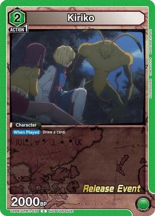 Kiriko — UE02BT: HUNTER X HUNTER Release Event Cards